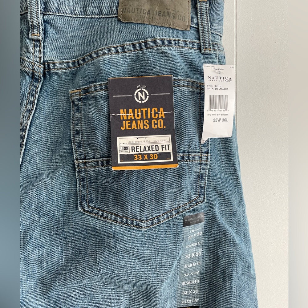 Nautica Mens Jeans Relaxed Fit 33x30